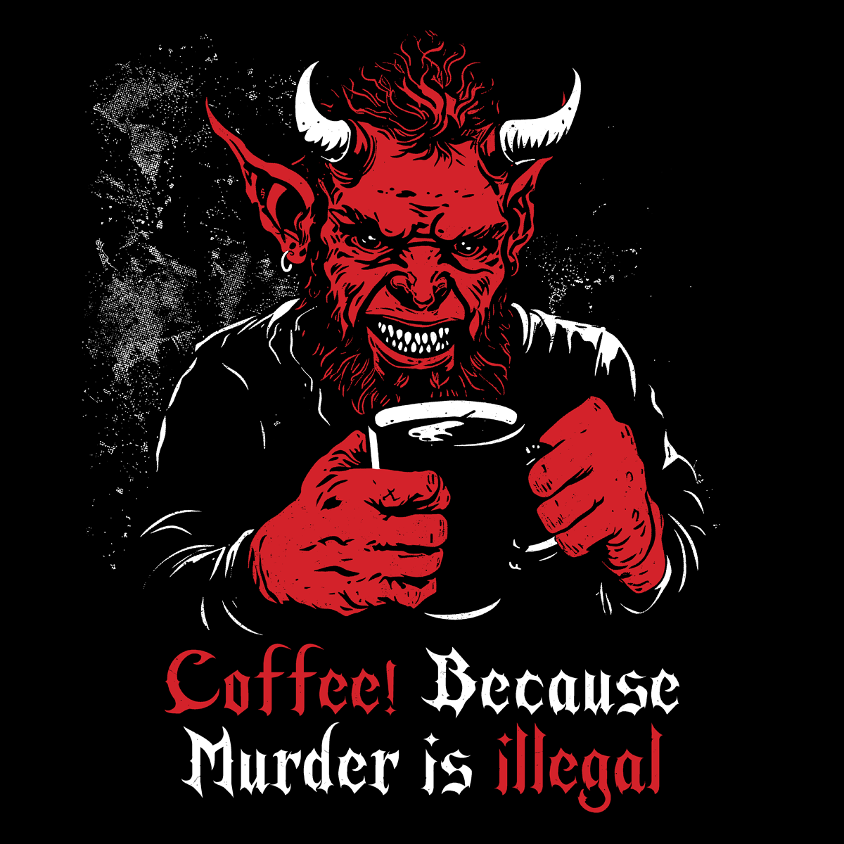 Coffee Devil in Red