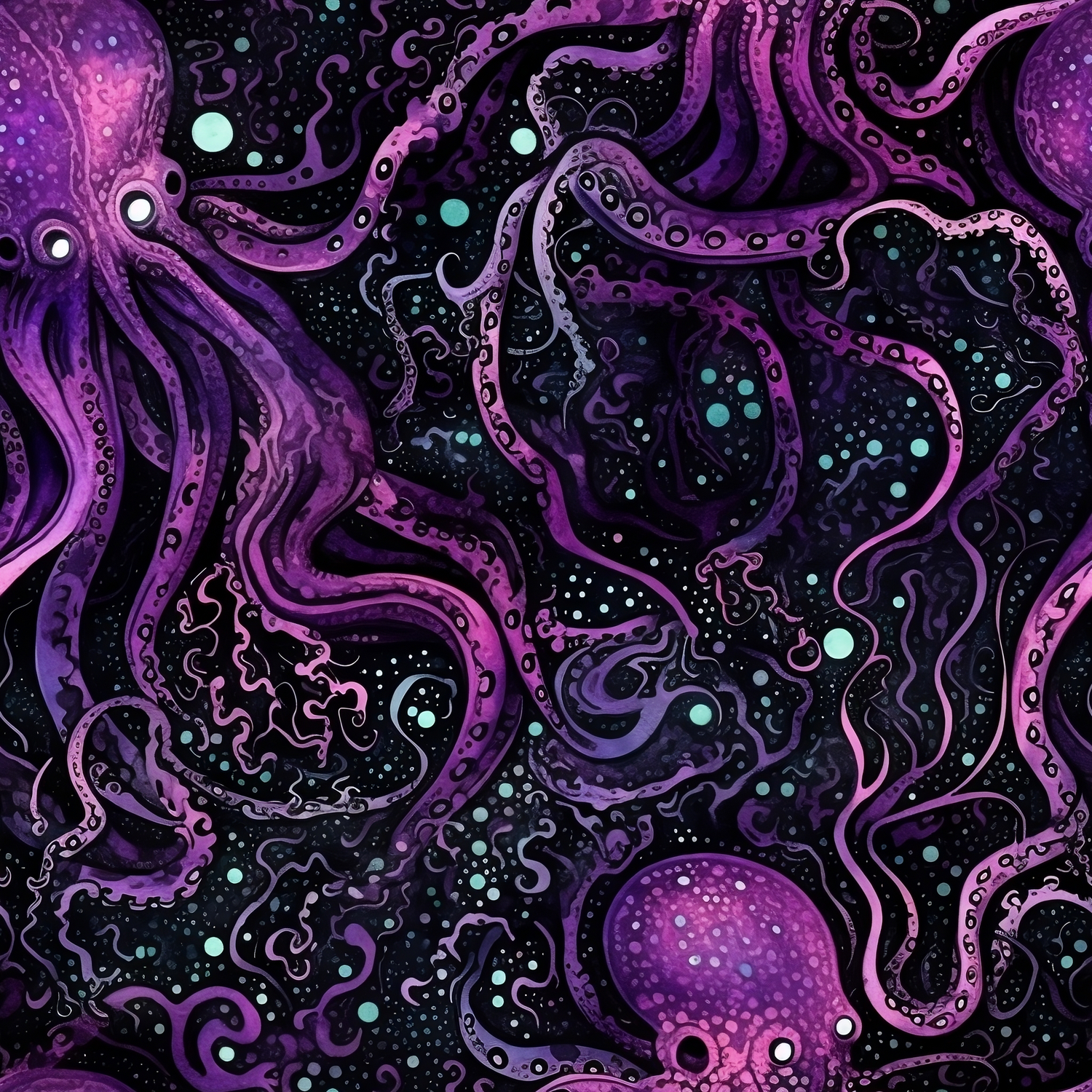 Purple Tentacles out of Space