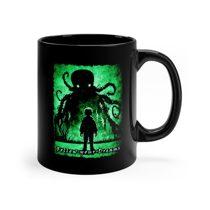 Mug Follow your Dreams in Green - Frogos Design