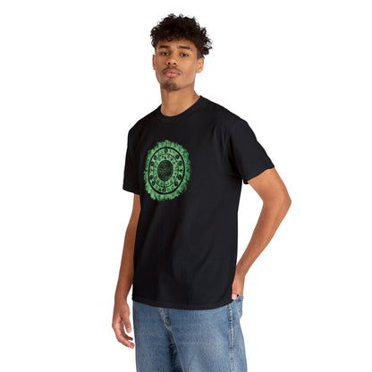 Unisex T-shirt Witchcraft Seal in Green - Frogos Design