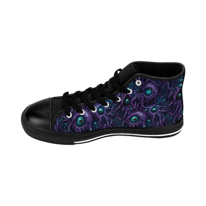 Classic sneakers Purple Tentacloid with Eyes - Frogos Design