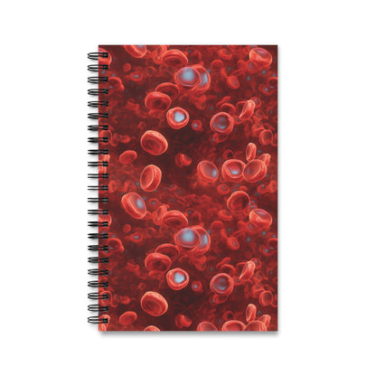 Spiral Notebook Blood Cells - Frogos Design