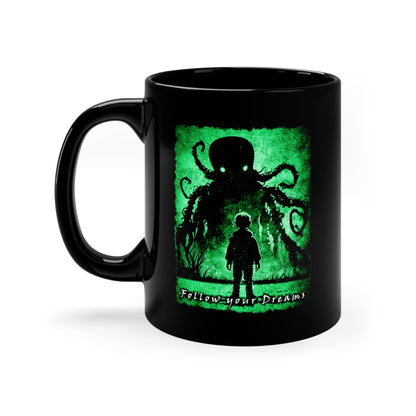 Mug Follow your Dreams in Green - Frogos Design