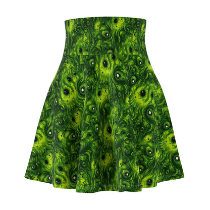 Women's Skater Skirt Greeny Phobia - Frogos Design