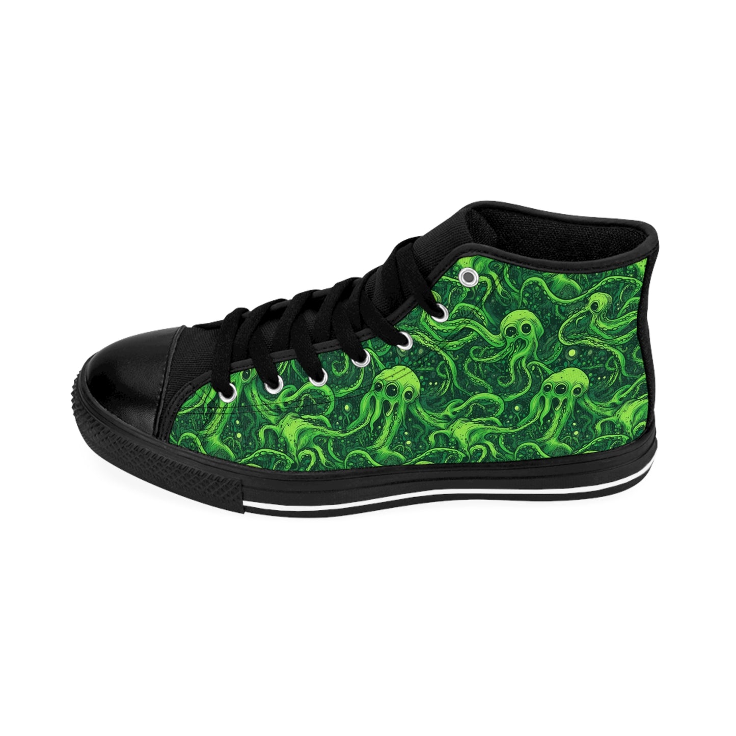 Classic sneakers Greeny tentacles horror - Frogos Design