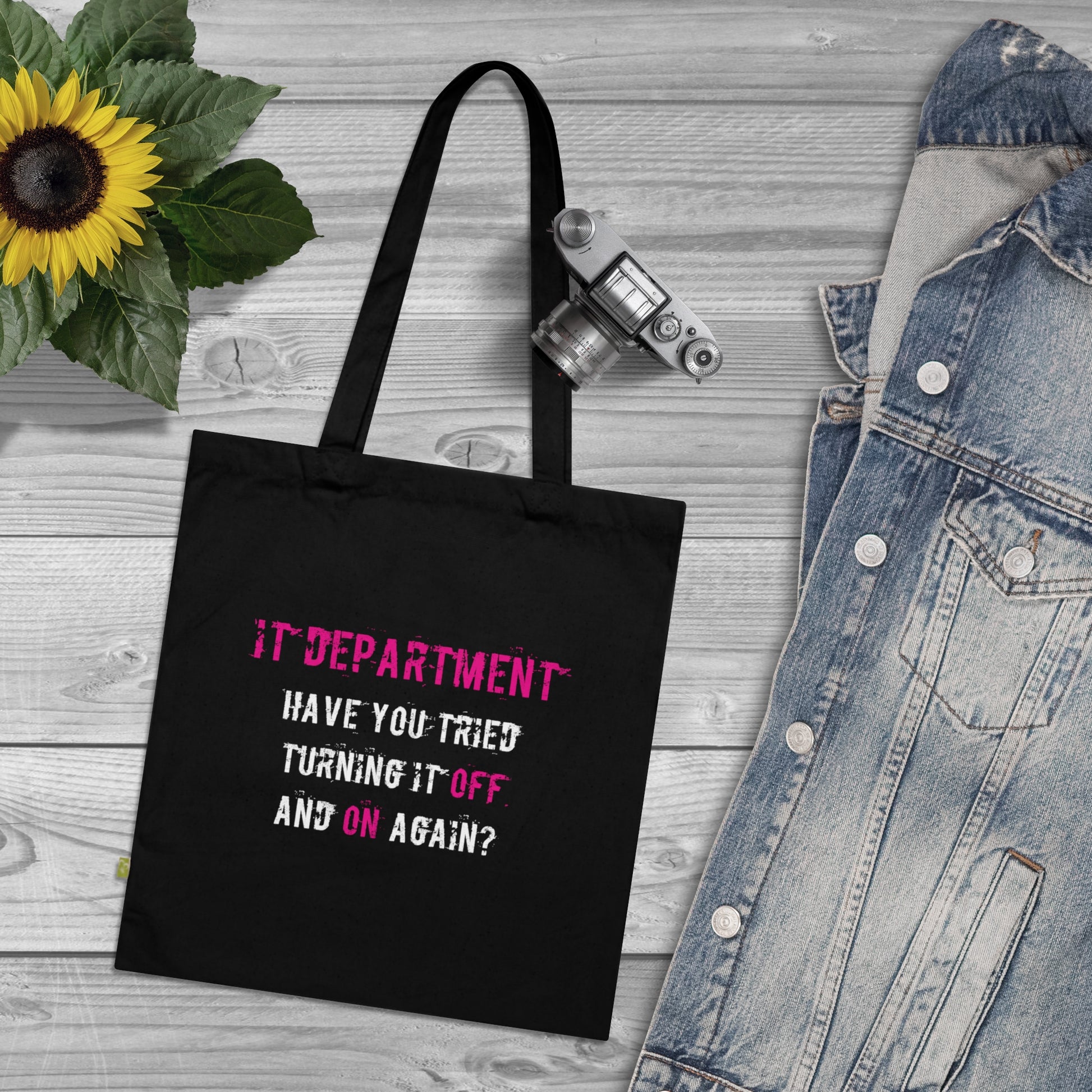 Tote Bag IT Support Pink - Frogos Design