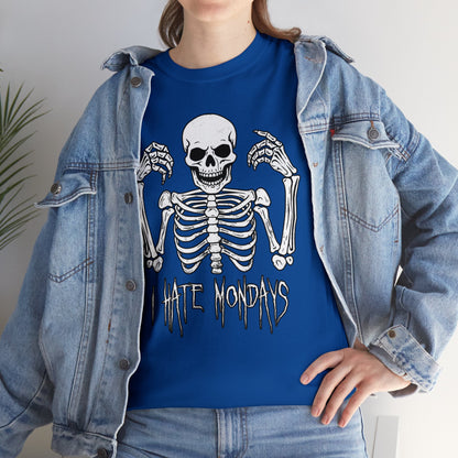 Unisex T-shirt Skelly hates Mondays - Frogos Design