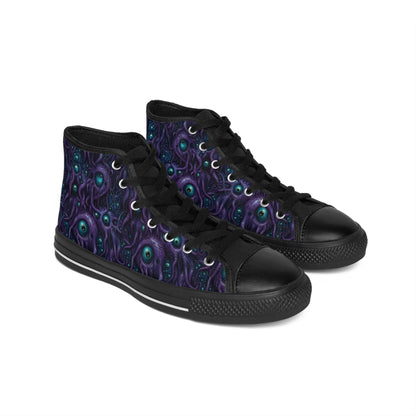 Classic sneakers Purple Tentacloid with Eyes - Frogos Design