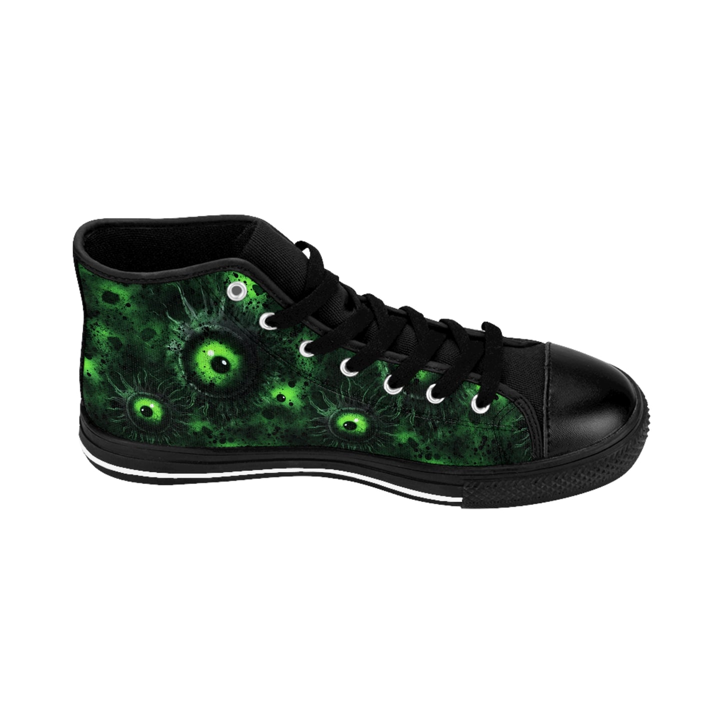 Classic Sneakers Greeny Lurking Eyes - Frogos Design