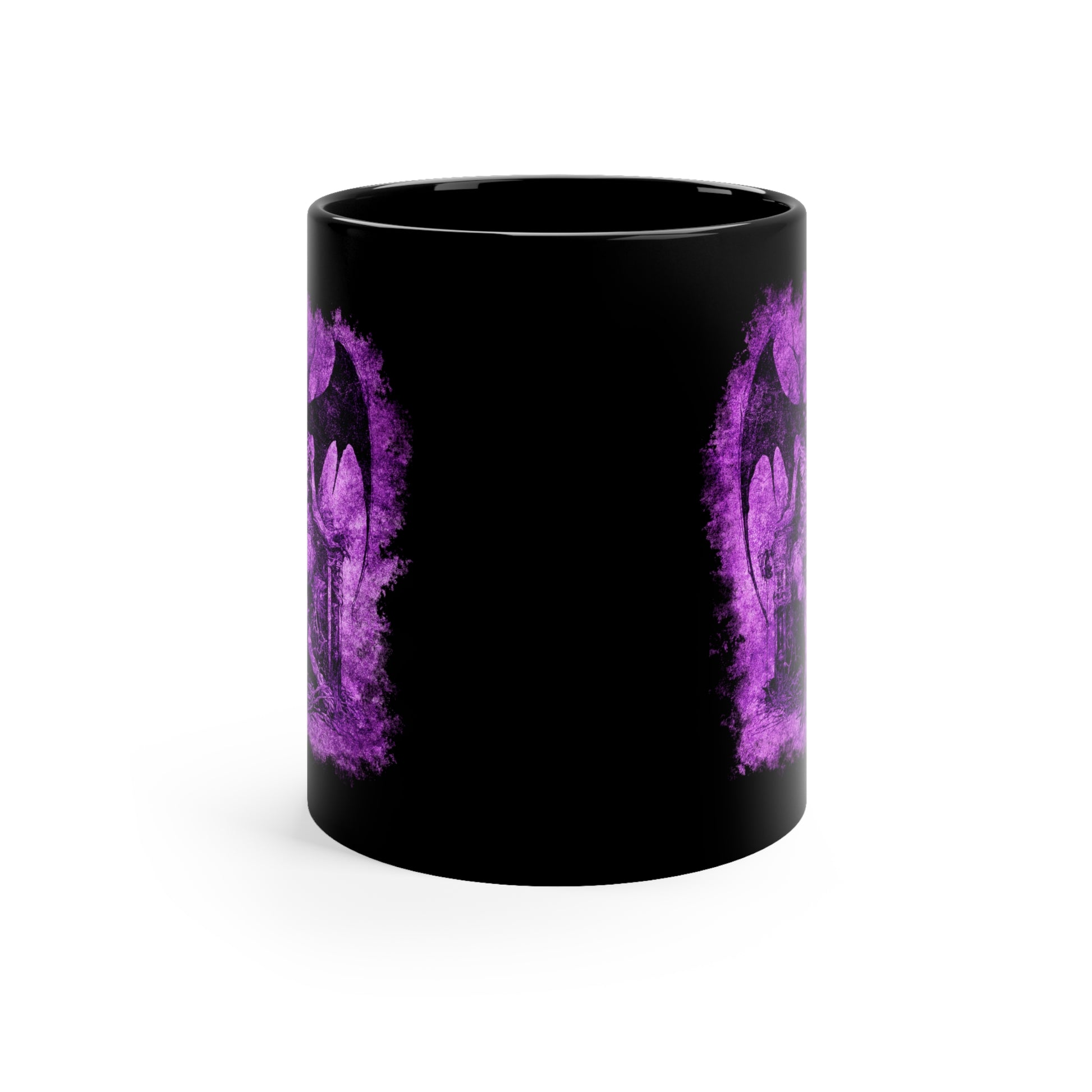 Mug Devil on his Throne in Hell in Purple - Frogos Design