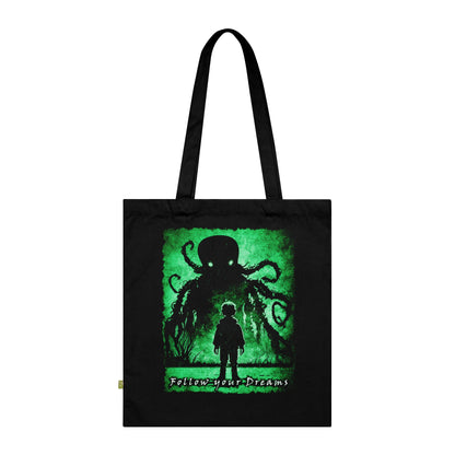 Tote Bag Follow your Dreams in Green - Frogos Design