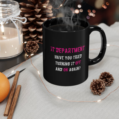 Mug IT Support in Pink - Frogos Design