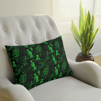 Cushions Spooky Ghosts in Green - Frogos Design