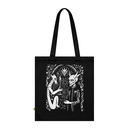 Tote Bag Pact with the Devil in White - Frogos Design
