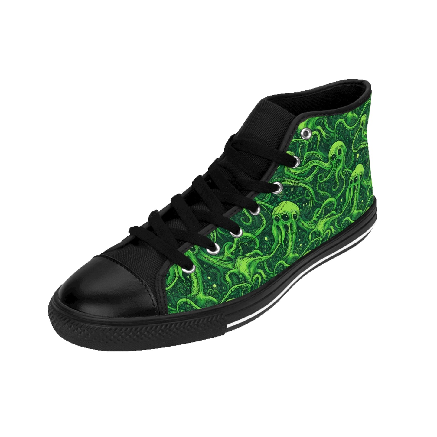 Classic sneakers Greeny tentacles horror - Frogos Design