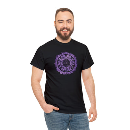 Unisex T-shirt Witchcraft Seal in Purple - Frogos Design