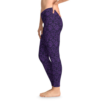 Women`s Leggings Purple Boudoire - Frogos Design