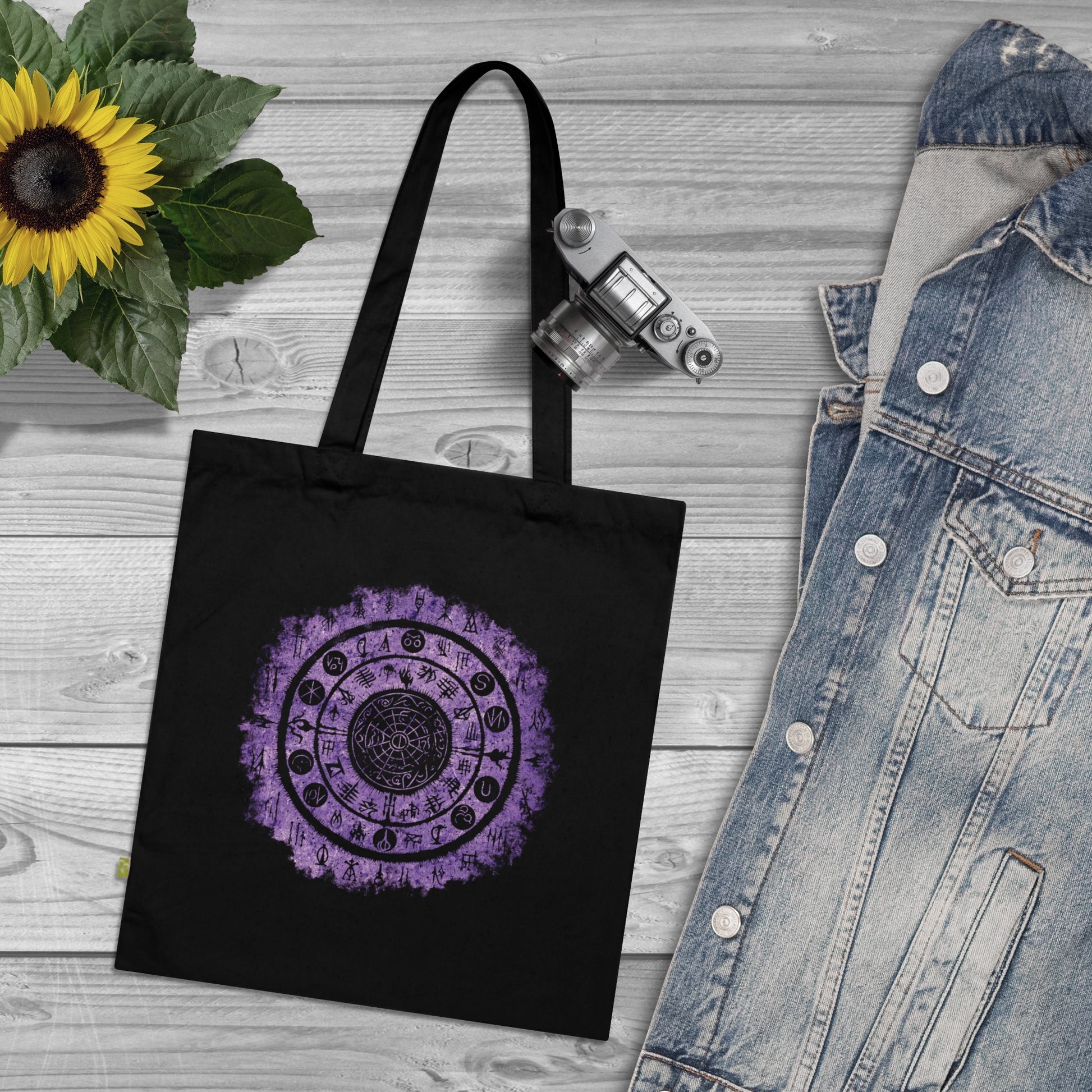 Tote Bag Witchcraft Seal Purple - Frogos Design