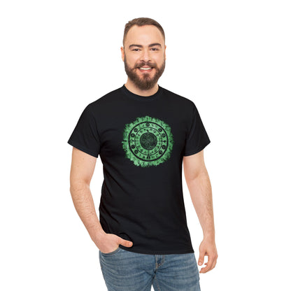 Unisex T-shirt Witchcraft Seal in Green - Frogos Design