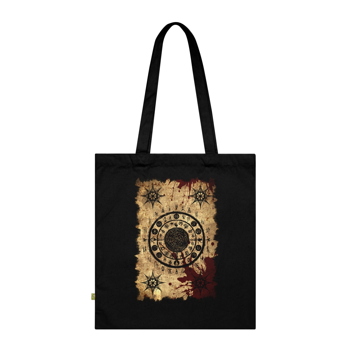 Tote Bag Scroll of Dark Arts Circle - Frogos Design