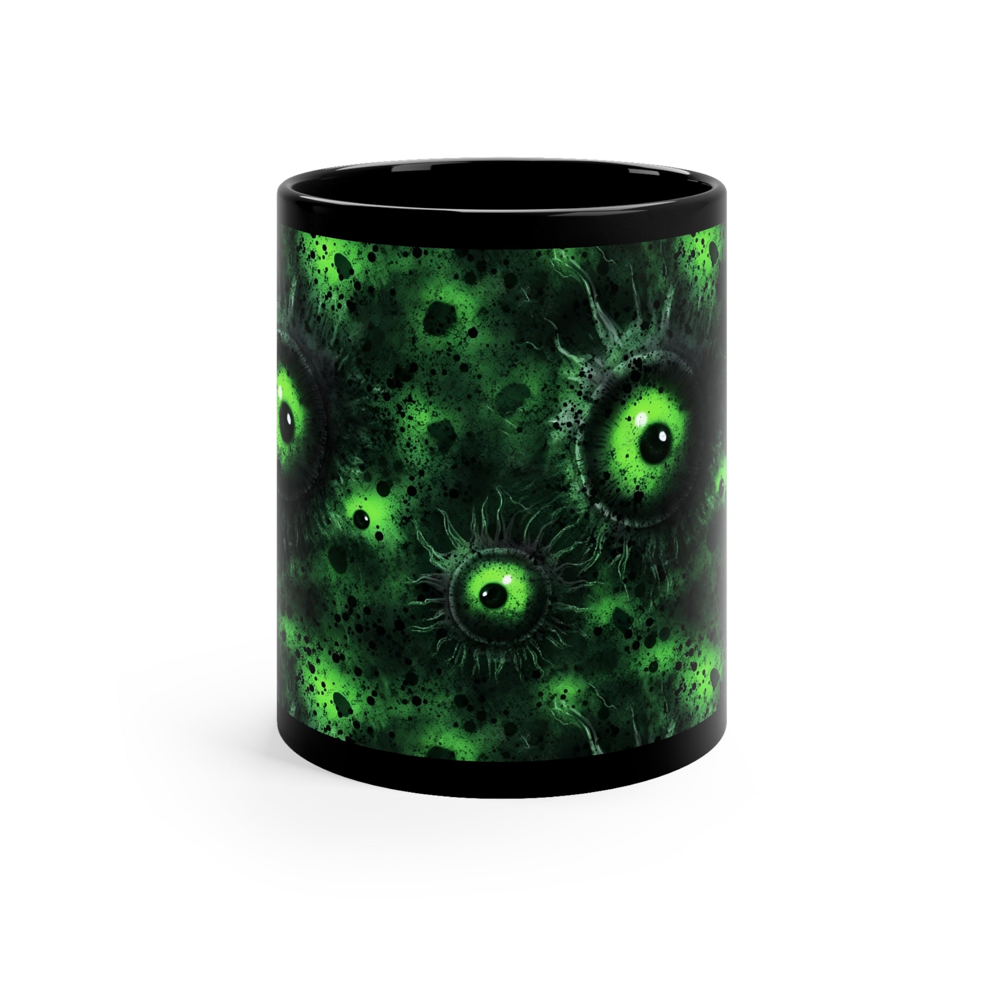 Mug Greeny Lurking Eyes - Frogos Design