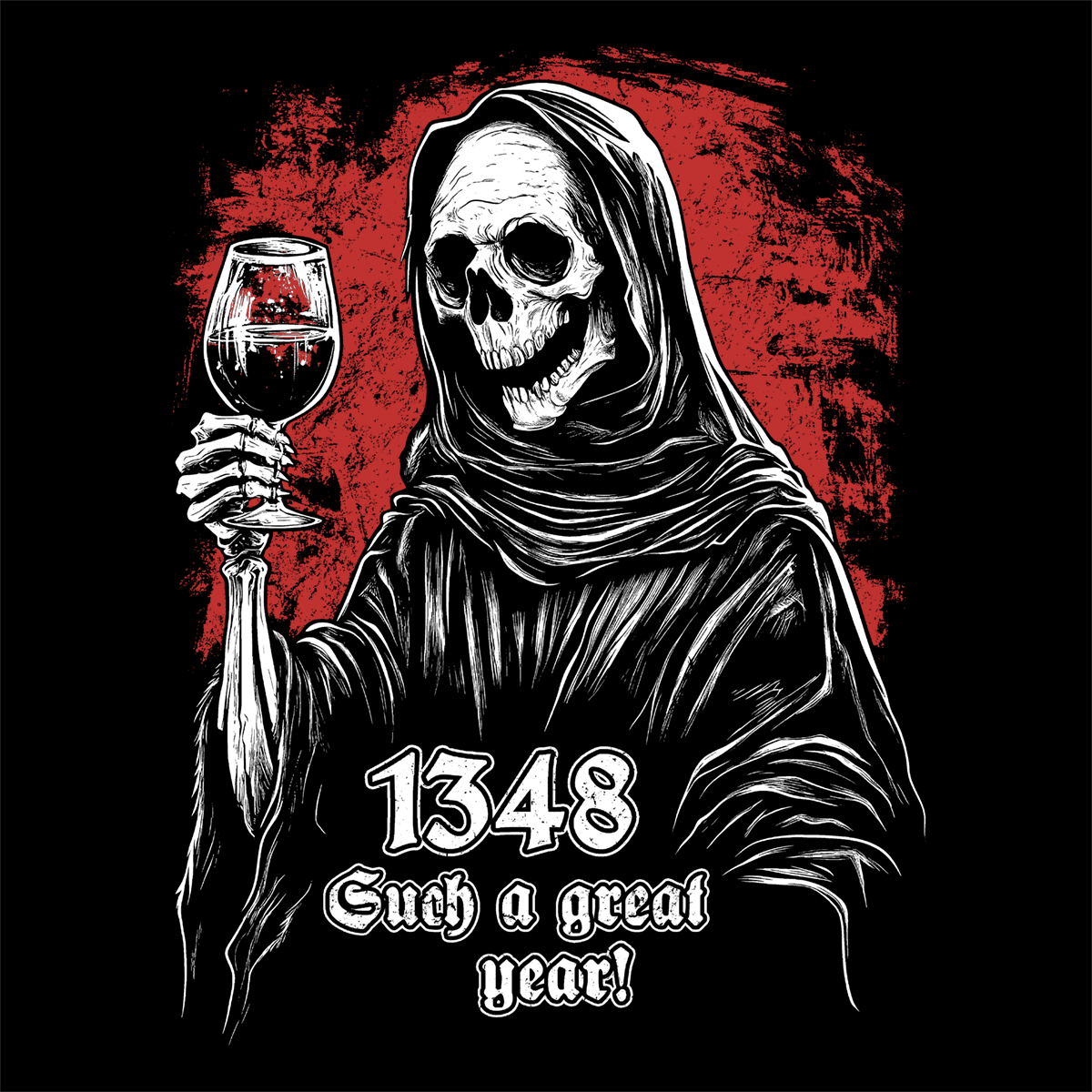 Spiral Notebook Grim Reaper 1348 Such a great year