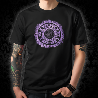 Unisex T-shirt Witchcraft Seal in Purple