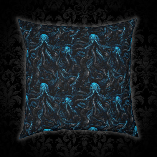 Cushions Blue Tentacles Horror - Frogos Design