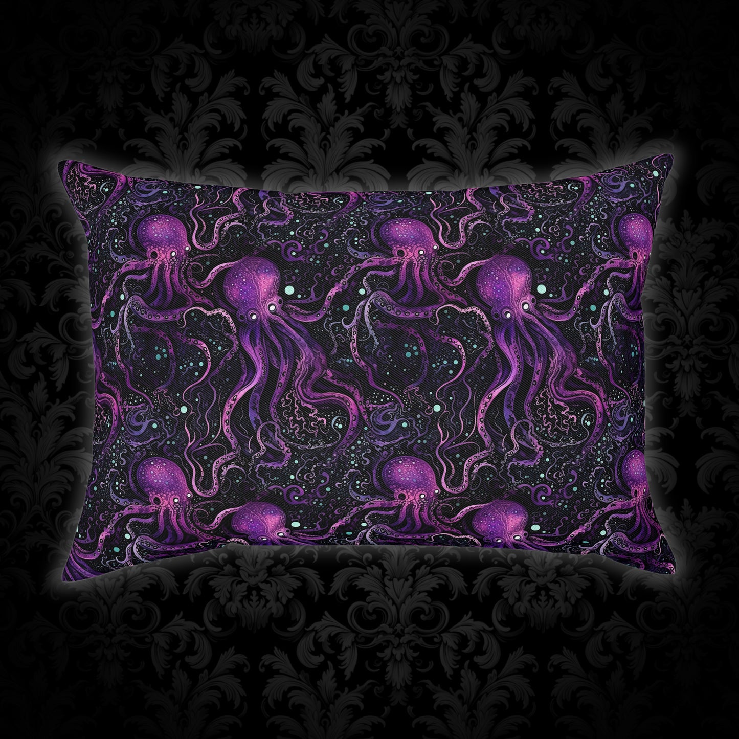 Cushions Purple Tentacles out of Space - Frogos Design