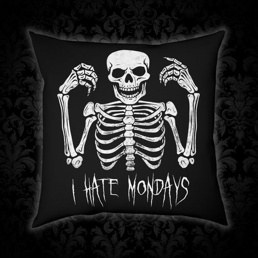 Cushions Skelly Hates Mondays - Frogos Design