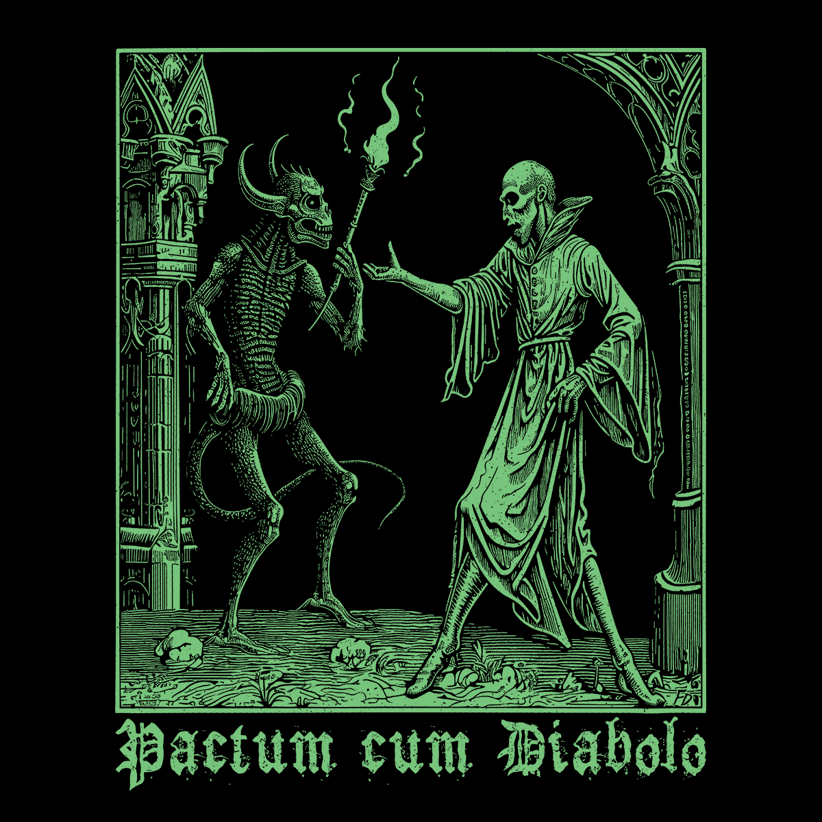 Mug Pactum cum Diabolo in Green