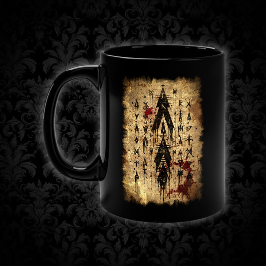 Mug Scroll of Dark Arts Symbol - Frogos Design