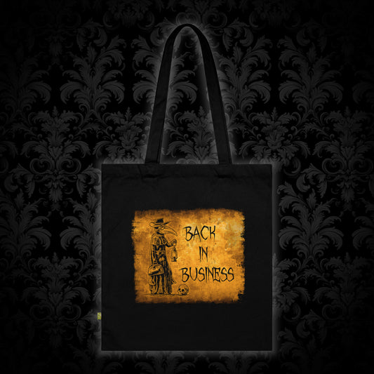 Tote Bag Back in Business in Orange - Frogos Design