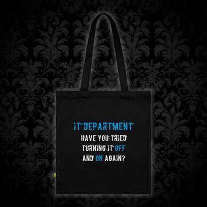 Tote Bag IT Support Blue - Frogos Design