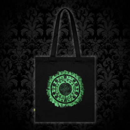 Tote Bag Witchcraft Seal Green - Frogos Design