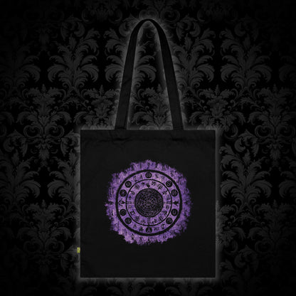 Tote Bag Witchcraft Seal Purple - Frogos Design