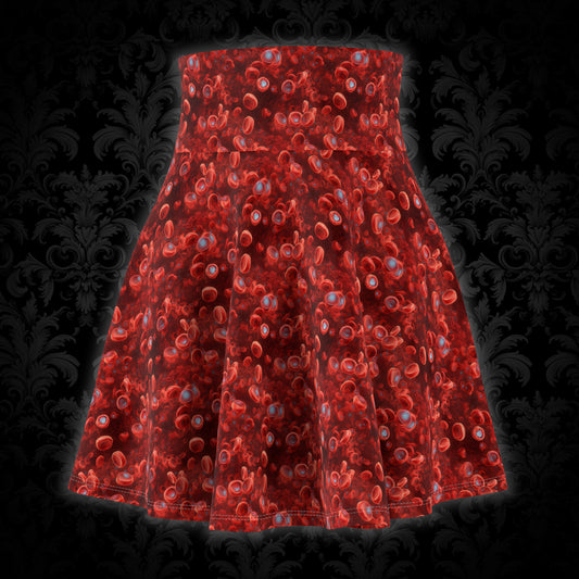 Women's Skater Skirt Blood Cells - Frogos Design